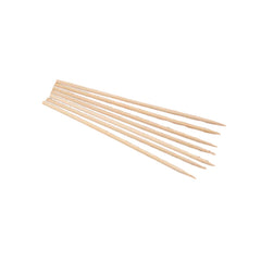 Camping Wooden Color Bamboo BBQ Skewers Fountain Bamboo BBQ Sticks (30cm)