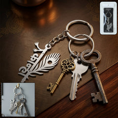 Metal Kanha Krishna keychain