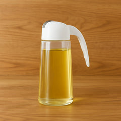 Kitchen Glass Oil Bottle Dispenser Automatic Opening Bottles 630 ML