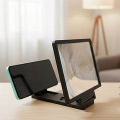 Portable phone screen enlarger for videos