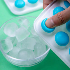 21 Cavity Up Ice Cube Trays-Easy Release Food Grade (2 Pc Set)