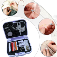 Compact Sewing Kit with Storage Box for Home (1 Set with Box)