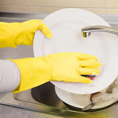 Comfortable cleaning gloves for kitchen, bath, and more