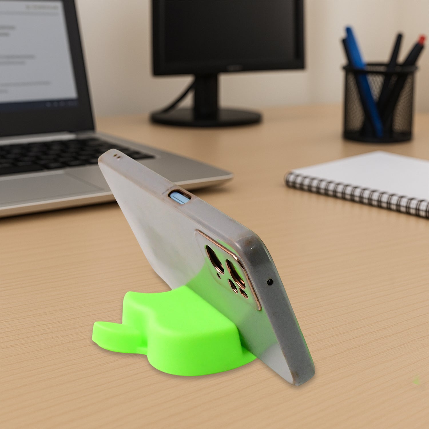 Apple Shape Mobile Phone Stand Set