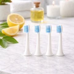 Electric Toothbrush With 4 Extra Head (1 Pc, Battery Included, Mix Color)