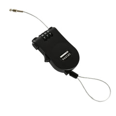 Multifunctional Cable Lock with Number Code Retractable Wire Lock Shell Combination