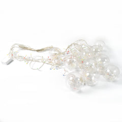 12 Wish Balls Window Curtain String Lights with 8 Flashing Modes Decoration for Home Decoration, Diwali & Wedding LED Christmas Light Indoor and Outdoor Light ,Festival Decoration (Plastic, Multi Color)