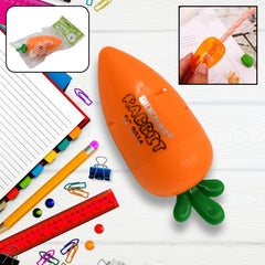 Student Pencil Sharpener Cartoon Carrot Design Suitable for Kids Stationery 1 Pc