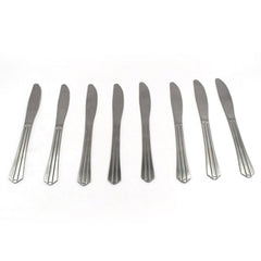 Set of 8 knives for dining, ideal for picnics and outings