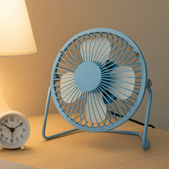 Big USB Table Desk Personal Metal Electronic Fan, For Office, School Use (1 Pc)