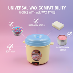 Wax Heating Machine, Reliable and Convenient to Use 240W for Parlour, Salon, Home