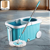 Apex Magic 360° Spin Mop Cleaning System with Stainless Steel Spinner