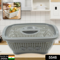 Multipurposes Plastic Basket (1 Pc / Mix Color )
