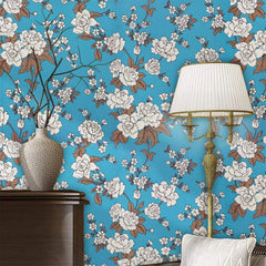 Premium Floral Decorative Wallpaper Roll 45 cm x 1 meter (1 Pc)