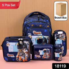 5 in 1 School Bag Set Includes Lunch Bag 14 Inch Bag 1 Set Mix