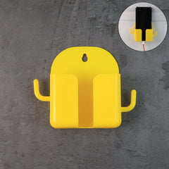1 Pc Wallmount Mobile Stand With Hook for and stuffs purposes. (Mix Color / 1 Pc)