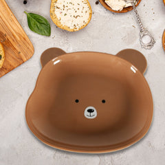 Durable Food Serving Plate, Bear Shaped Plate Cartoon Snack Plates (1 Pc)