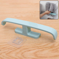 Bathroom Towel Slipper Hanging Rack Self Adhesive Wall Mounted (1 Pc)