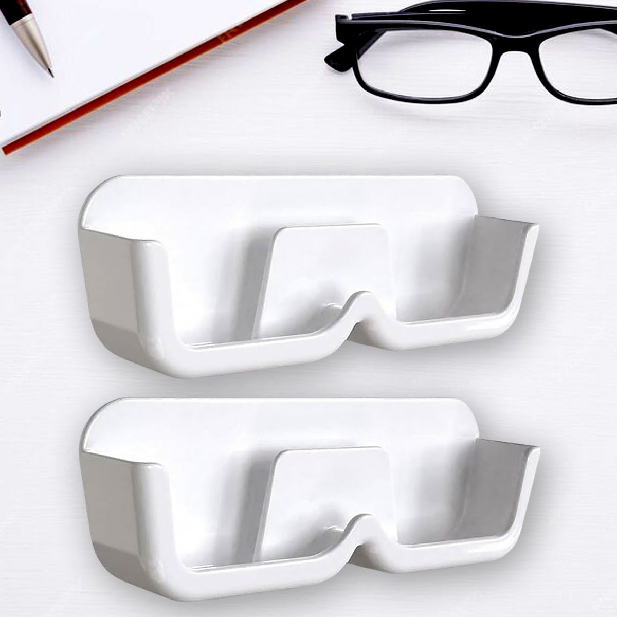 Sunglass Wall Organizer with Adhesive Stickers (2 Pc Set)