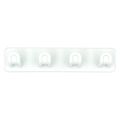Adhesive hanger hook on a smooth surface