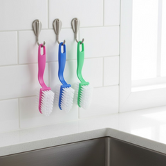 Multi-Purpose Kitchen Cleaning Brushes 3 Pc