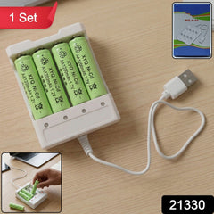 USB powered battery charger set
