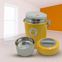 HEAVY LEAK-PROOF STAINLESS STEEL LUNCH BOX/ TIFFIN BOX, 2 COMPARTMENT