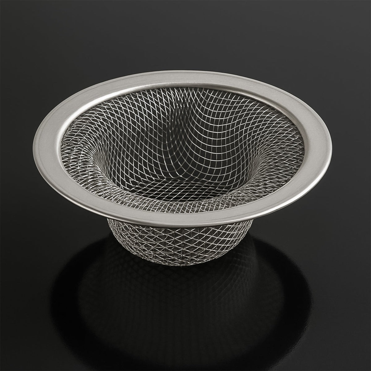Stainless Steel Kitchen Sink Strainer (2 Pc Set)