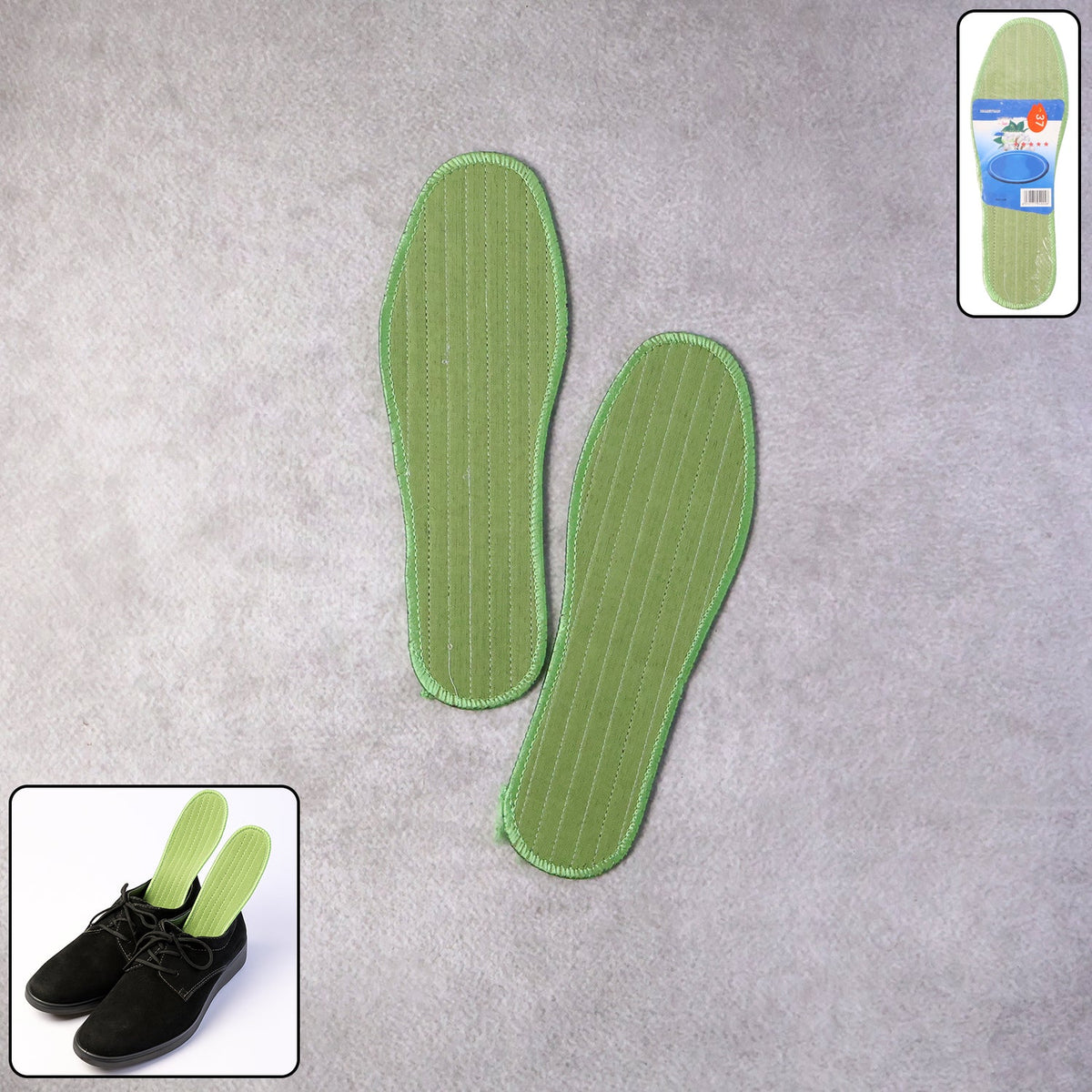 Premium comfort shoe insoles size 37