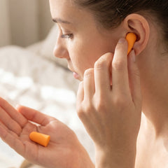 Soft Foam Earplugs 4 Pair for Noise Reduction, Comfortable Fit for Sleeping