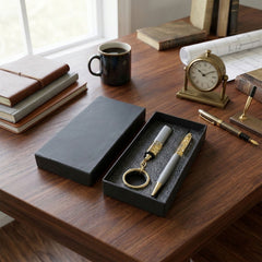 business gift set pen and keychain combo