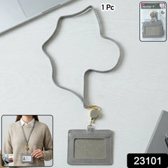  id badge holder with lanyard for office use