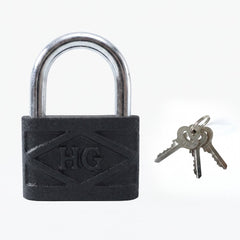 Heavy Duty 60mm Iron Pad Lock with 3 Keys