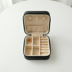 Mini PU Leather jewellery Box for Travel & Storage (1 Pc)